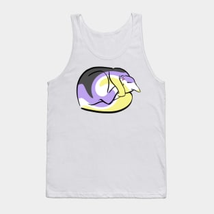 Nonbinary Pride Cozy Kitty Tank Top